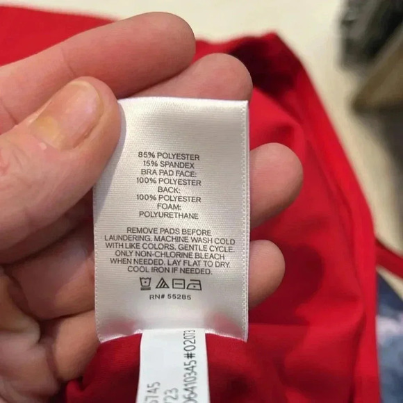 Express Body Contour red body suit sizee XS. In perfect condition! - Picture 12 of 13